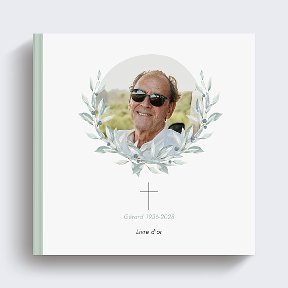 Livre d’or décès Petite croix