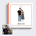 Livre d’or mariage Portrait crayonné