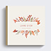 Livre d’or mariage Étiquette automnale