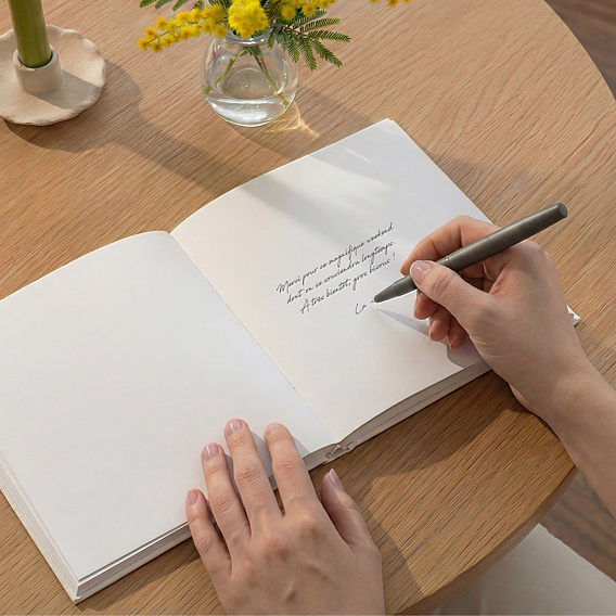 Livre d’or mariage Couronne Eucalyptus