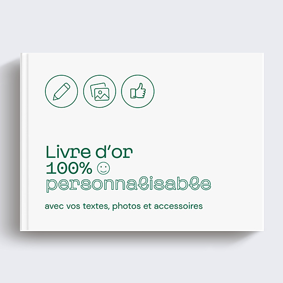 Livre d’or mariage 100% Personnalisable