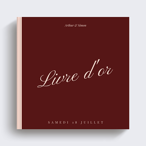 Livre d’or mariage Amour passionnel