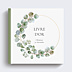 Livre d’or mariage Couronne Eucalyptus