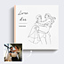 Livre d’or mariage Couple line art