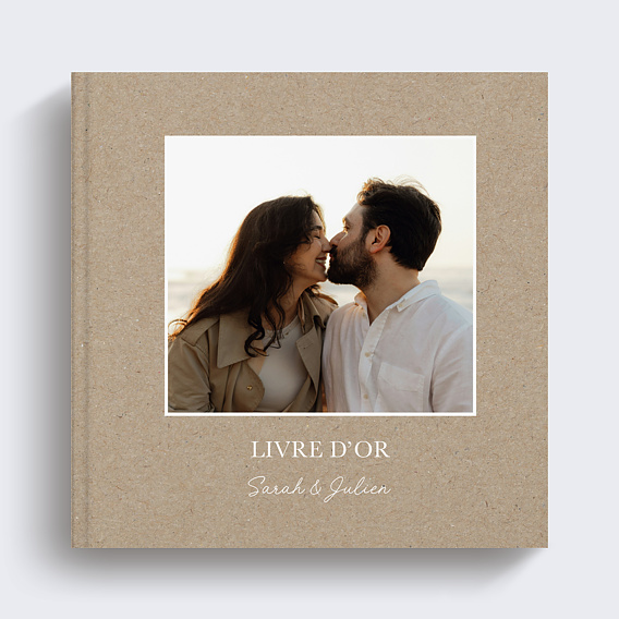 Livre d’or mariage Classique Kraft