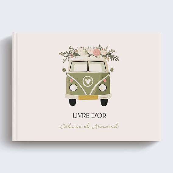 Livre d’or mariage Van des mariés