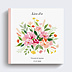 Livre d’or mariage Bouquet Champêtre Aquarelle