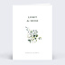 Livret de Messe Baptême Herbarium