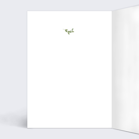 Livret de messe baptême Petite Robe Blanche Intérieur Gauche