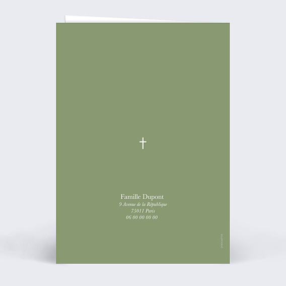 Livret de Messe Baptême Petite Robe Blanche