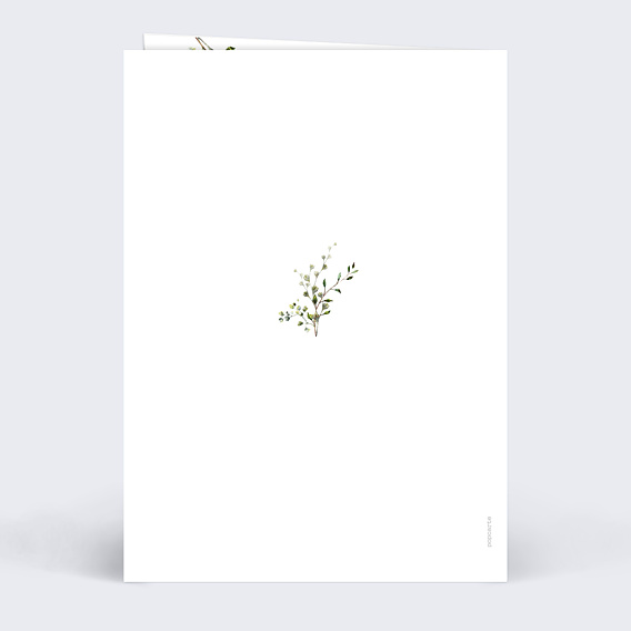 Livret de Messe Baptême Herbarium
