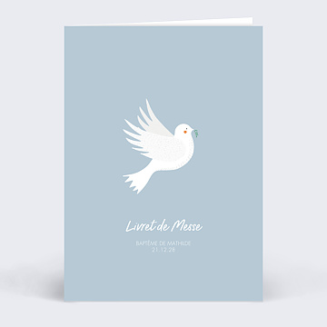 Livret de Messe Baptme Petite Colombe