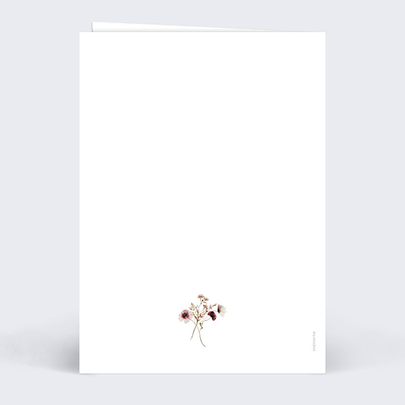 Livret de Messe Baptême Couronne de Fleurs Sauvages
