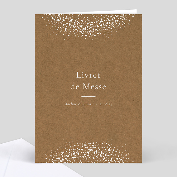 Livret de Messe Mariage Couronne de Dentelle