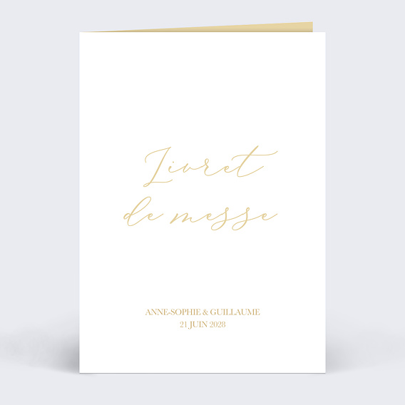 Livret messe mariage  Joli Oui