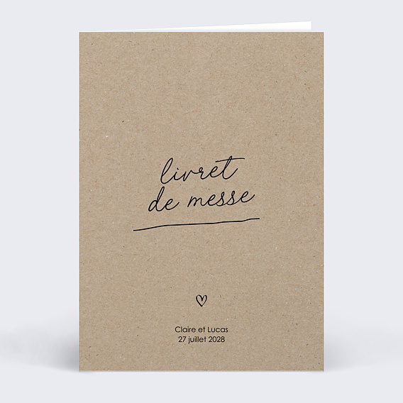 Livret messe mariage  Message Humoristique