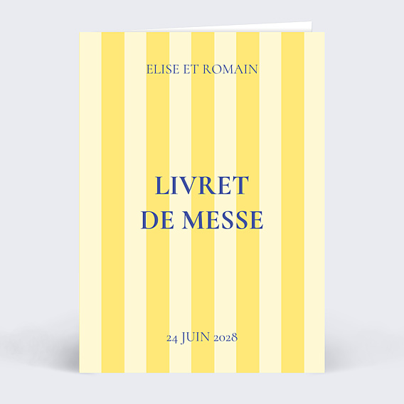 Livret de Messe Mariage Riviera