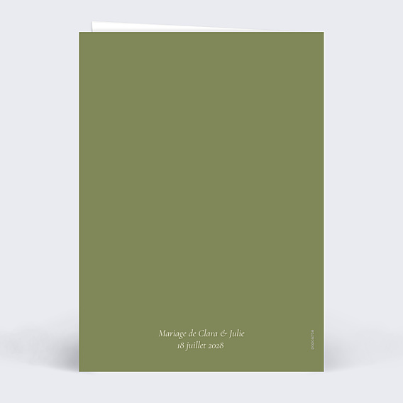 Livret de Messe Mariage Bloom floral