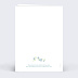 Livret messe mariage  Petites fleurs bleues Verso