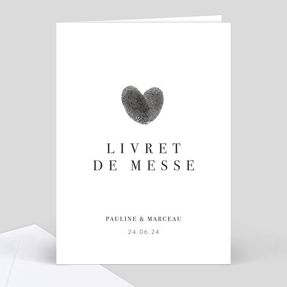 Livret de Messe Mariage Fait Main
