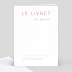Livret de Messe Mariage Maison Lemoine X Popcarte - Ivory