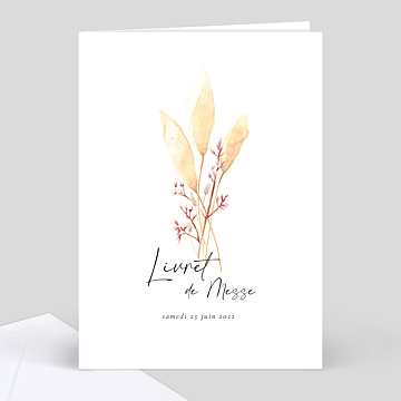 Livret de Messe Mariage Bohemia