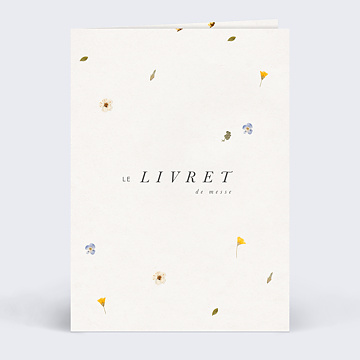 Livret de Messe Mariage Fleurs Presses