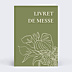 Livret de Messe Mariage Bloom floral