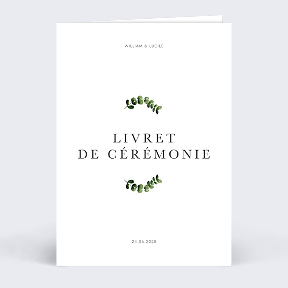 Livret de Messe Mariage Tournesol