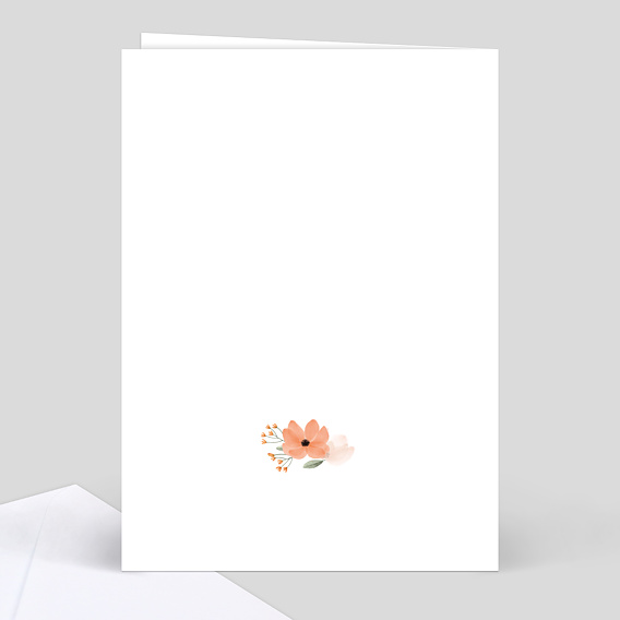 Livret messe mariage  Flower of Fall Verso