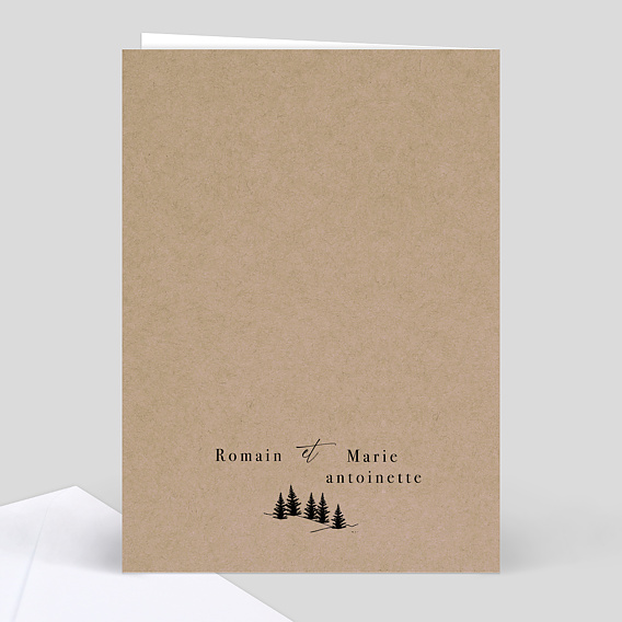 Livret messe mariage Idylle à la Montagne Verso