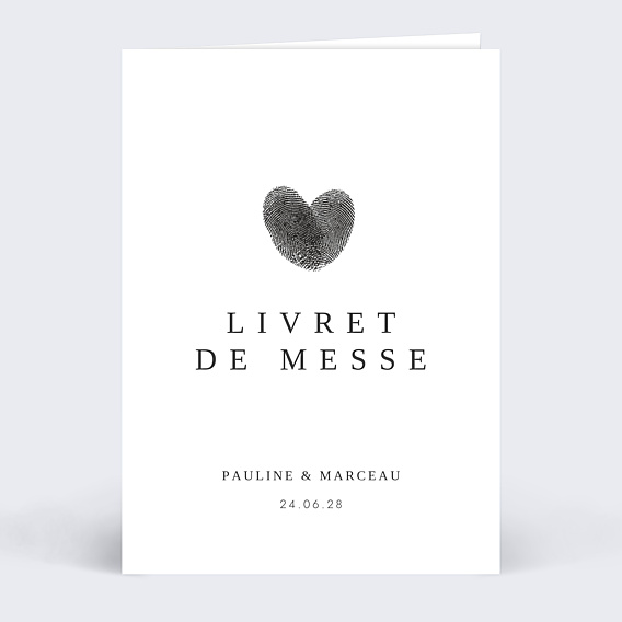 Livret messe mariage Fait Main