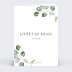 Livret messe mariage  Couronne Eucalyptus Recto