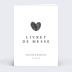 Livret messe mariage  Fait Main Recto