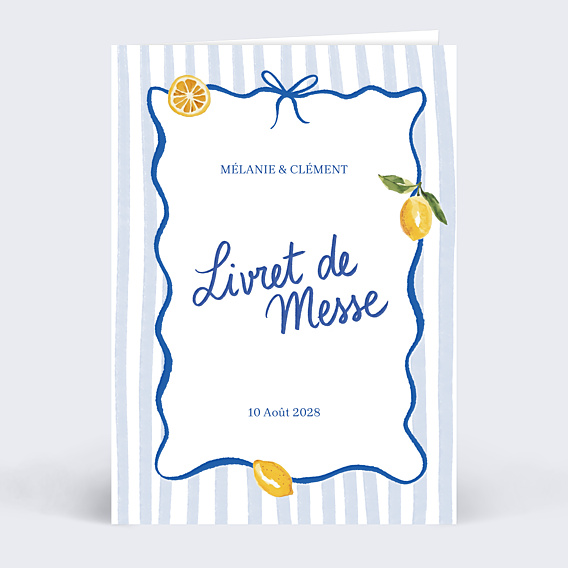 Livret de Messe Mariage Dolce vita