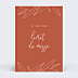 Livret de Messe Mariage Terracotta Flowers