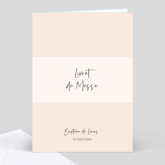 Livret de Messe Baptême Bandeau