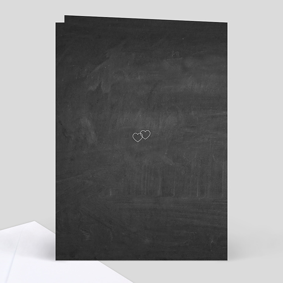 Livret de messe baptême  Ardoise Verso