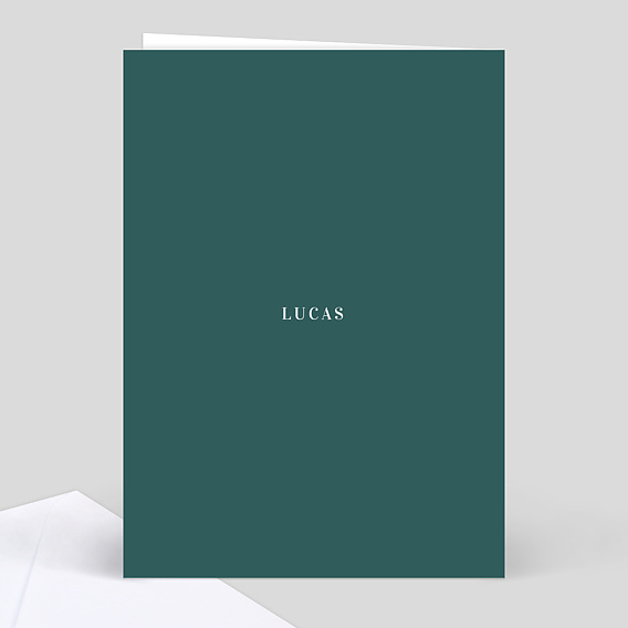 Livret de messe baptême  Badinage Verso