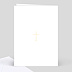 Livret de messe baptême  Croix d'Or Verso