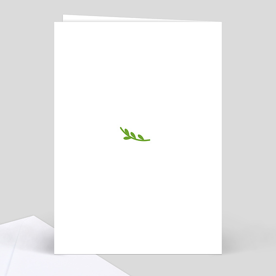 Livret de messe baptême  Colombe Verso