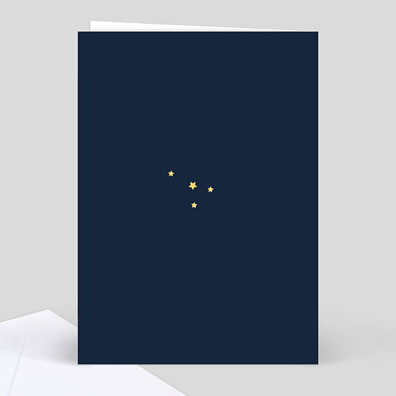 Livret de messe baptême Étoiles Marines Verso