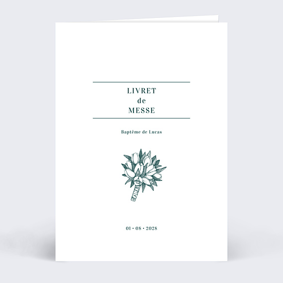 Livret de Messe Baptême Badinage