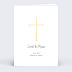 Livret de messe baptême  Croix d'Or