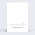 Livret de messe baptême  Lettres chic