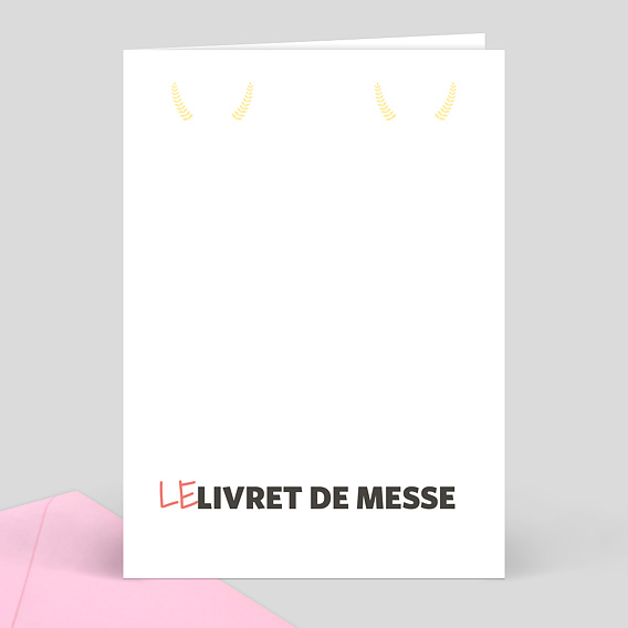 Livret de Messe de Mariage Affiche de Film