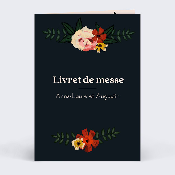 Livret de Messe Mariage  Anémone