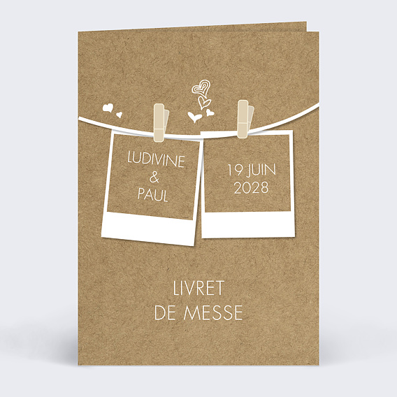 Livret messe mariage  Corde à Linge