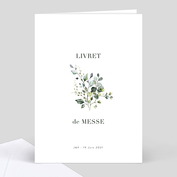 Livret de Messe de Mariage Herbarium