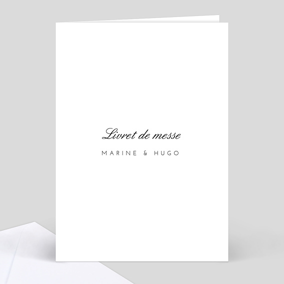 Livret de Messe mariage classique